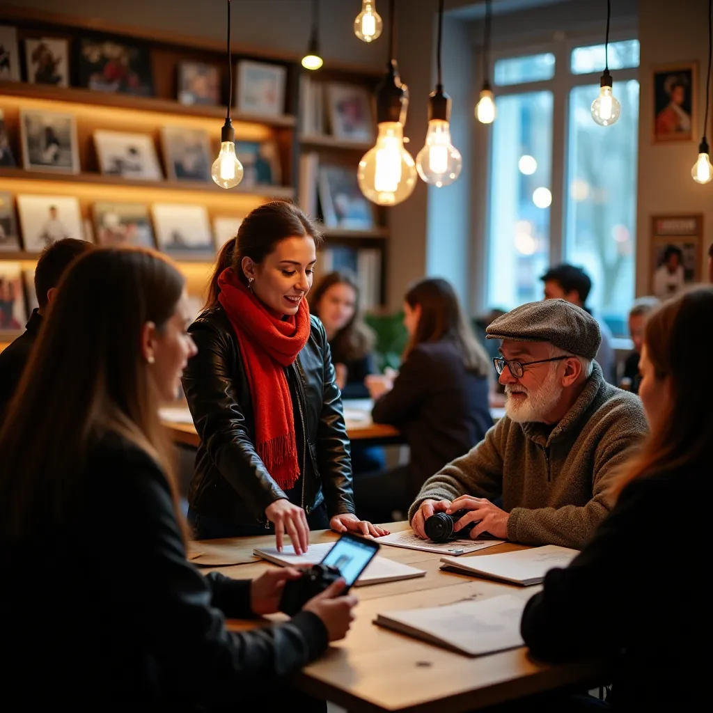 Supporting visual content